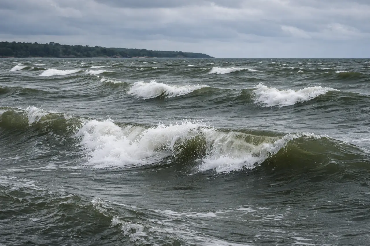 Thunder Bay Boulevard Lake boat launch on lake superior in Ontario