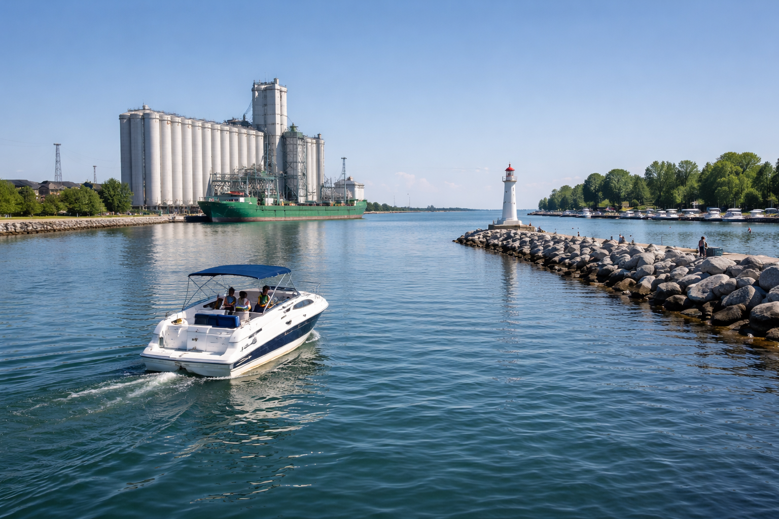 Canoe Launch boat launch on Lake Erie in Ontario